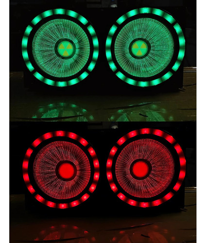 Refletor Mini Brut Led 200w Branco Led Rgb Strobo Dmx512