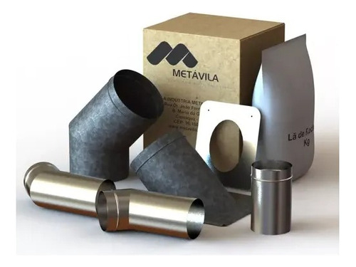 Kit De Caños De Desvío Para Pared - 150mm Metavila