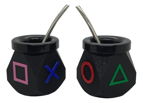 Mate Impreso 3d Logo Play Mate Playstation Mate Play Gamer 