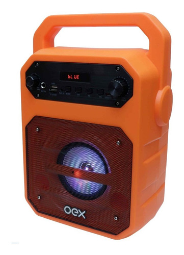 Caixa De Som Bluetooth 90w Oex Fun Sk415 Laranja