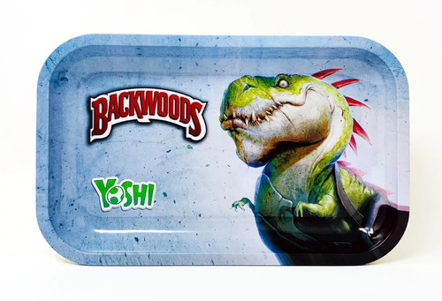 Bandeja Metalica Coleccionable Decorativa Backwoods 28x17cm