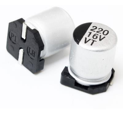 Condensador Electrolitico Smd 220uf 16v (6 Unid) Smt Capaito