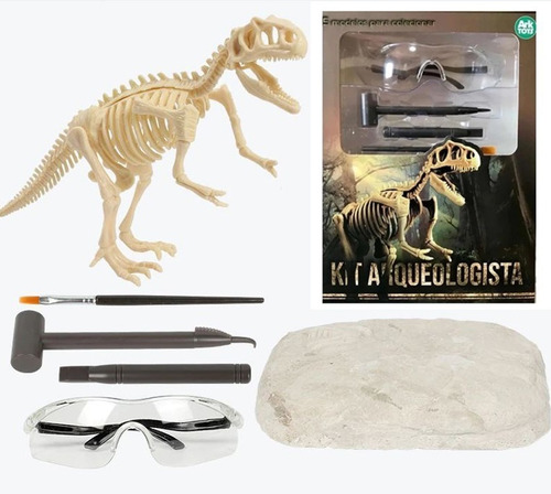 Dinossauro Dino Fóssil Brinquedo Escavação Arqueologia