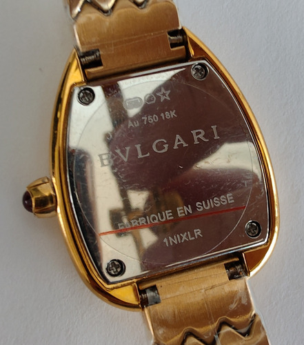 Reloj Bnlgr Mod. Serpentie Seduttorie Dama Correa Oro Amarillo Bisel Oro Amarillo Caratula Blanca (Usado)