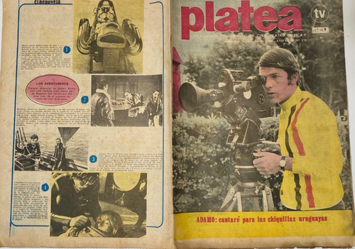 Platea, Nº 175, Oct 1968, Adamo Cine Tv Radio Teatro Cr02