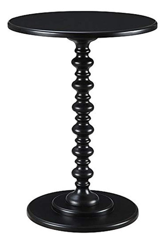 Convenience Concepts Palm Beach Spindle Table, Negro