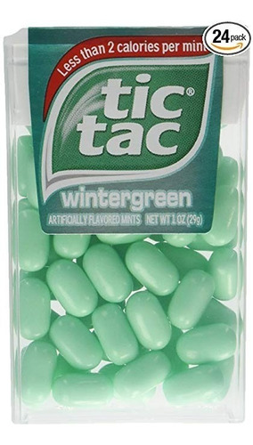 Tic Tac Mints, Wintergreen, 1 Oz. (24 Count)