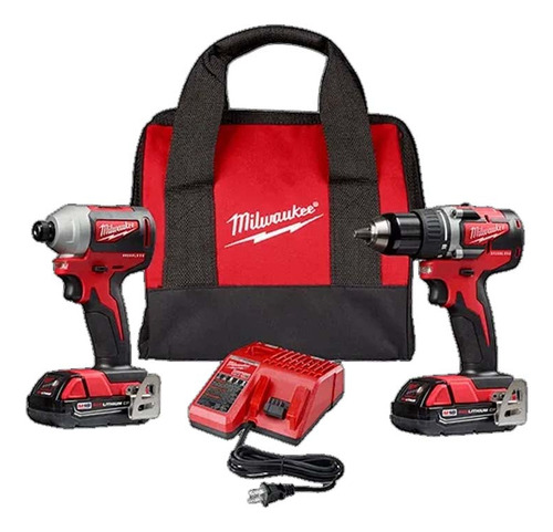 Kit Herramientas Sin Carbones M18: Taladro Rotomartillo 1/2