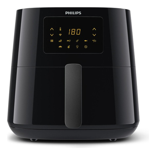 Airfryer Xl Philips Essential Connected Hd9280/90 Color Negro y plateado oscuro