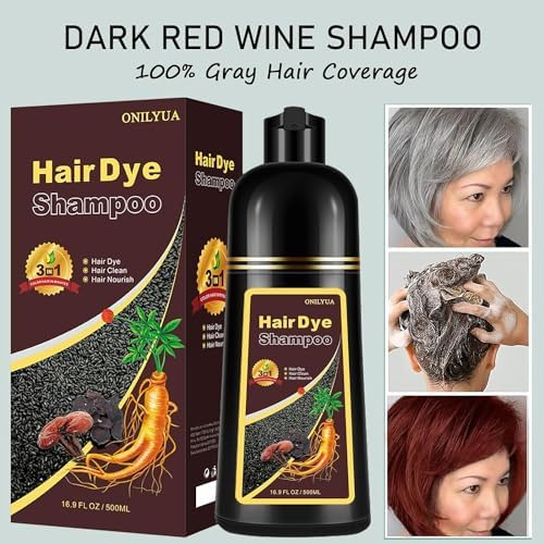 Shampoo Natural De Cor De Cabelo Para Cobertura De Cabelos G