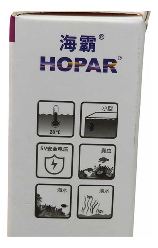 Termostato Mini 28c Yx-20 Hopar 10w 127V Betta Nano Potência 10 W 127V