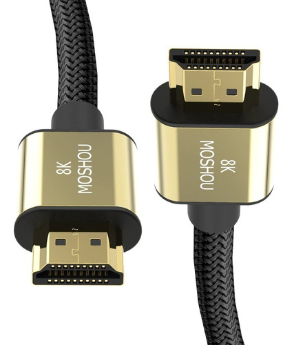 Cabo Hdmi 2.1 8k Blindado 4k 120hz / Full 240hz - Moshou 2m