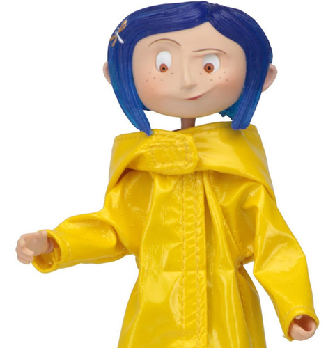  Coraline Con Impermeable Bendy Doll - Neca