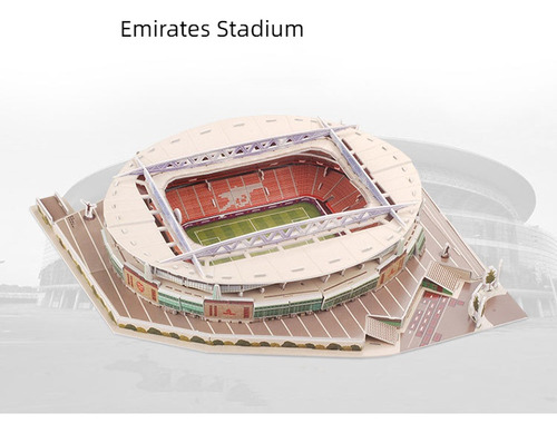 3d Modelo Rompecabezas Campo De Fútbol Pequeño Juguete