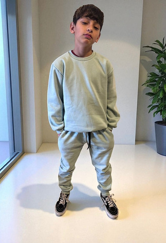 Conjunto Jogging Buzo Niño Friza Algodón Unisex Premium