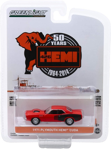 Auto Greenlight Collection(1:64) 1971 Plymouth Hemi Cuda