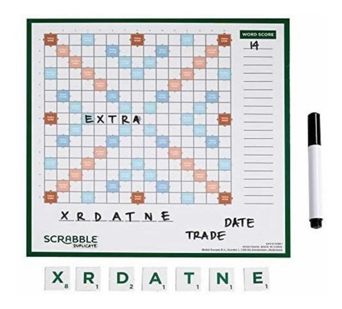 Juego De Mesa Scrabble Duplicado Mattel 2-6 Jugadores (Usado)