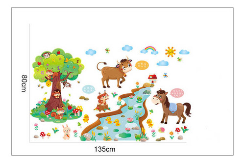 Vinil Decorativo Interiores Infantil Autoadherible Animalito