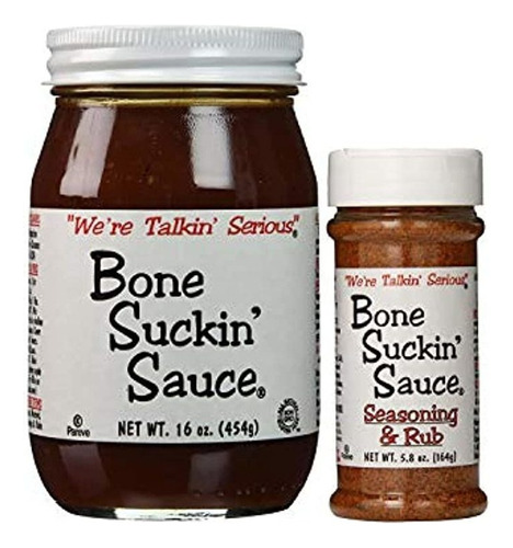Bone Suckin Salsa Condimento Y Frotar 5.8 Oz
