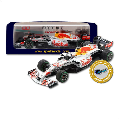 Red Bull Rb16b Gp Turquia 2021 Verstappen #33 1:43 Formula 1