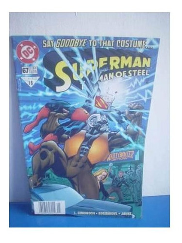 Superman The Man Of Steel 67 Dc Comics Ingles 
