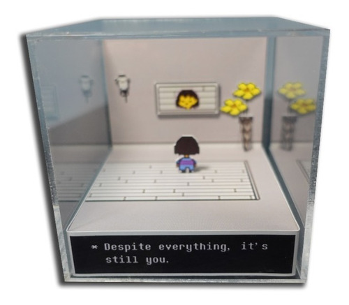 Undertale Cubo Acrílico Diorama