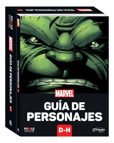 Libro Puzzle Marvel Guia De Personajes D - H Catapulta Dgl