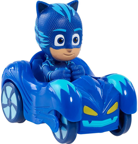 Imagem 5 de 9 de Pj Masks Pistas De Rivais Com Veiculo Menino Gato Dtc 4667