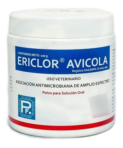 Ericlor Avicola De 100 Gramos & Lab. Parfarm