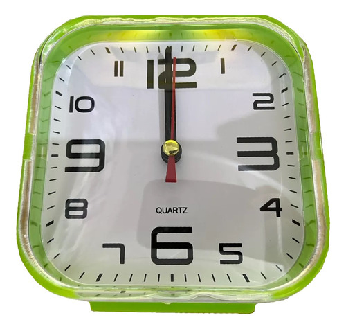 Reloj De Mesa Despertador Cuadrado