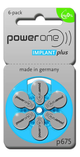 Power One Cochlear Implant 675pilas. 5, 60-packs, Total 300b