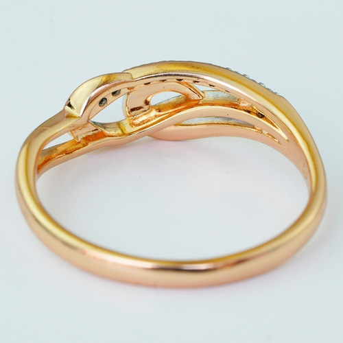 Imagen 4 de 9 de Anillos Compromiso Oro 18k Estilo Joyeria Mujer Sortija