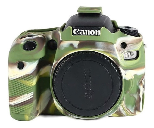 Funda De Silicona Suave Para Cámara Canon Eos 77d