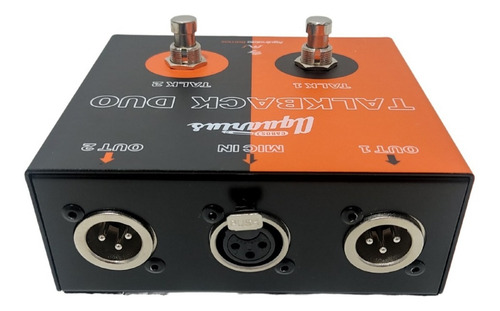 Pedal Talk Back Duo Chave Sem Trava Cabos Aquarius Cor Cinza-escuro