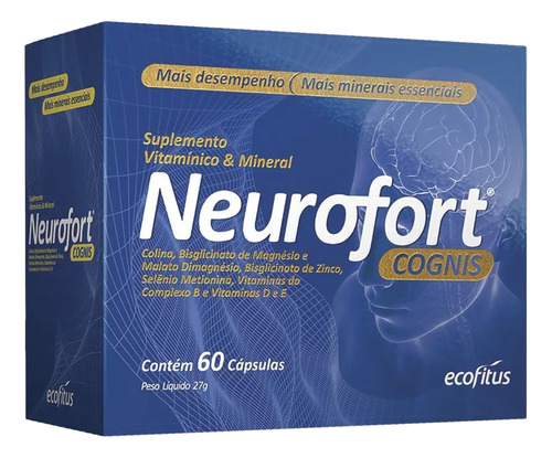 Vitaminas Neurofort Cognis 60cps - Ecofitus