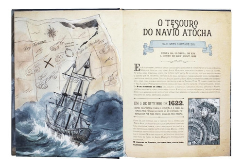 Livro Com Enigmas E Abas Interativas Caçadores De Tesouro