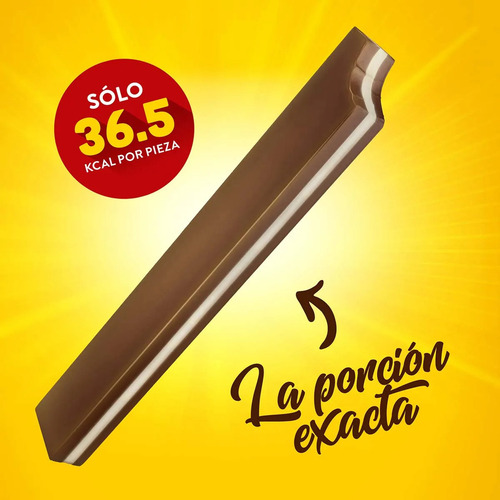 3 Bolsas Chocolates Cremino Avellana Stick Bolsa 60 Pza