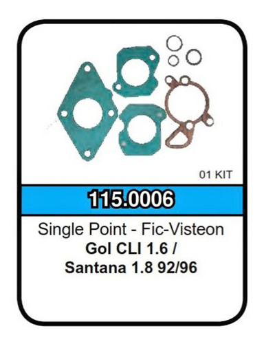 Inyeccion Kit Reparacion Volkswagen Gol/etc. 1.6 Spi