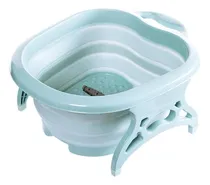 Comprar Bañera De Pies Plegable Con Masajeadores Spa Pedicure Color Color Celeste