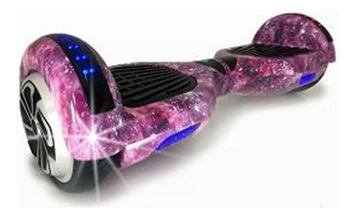 Hoverboard Bluetooh 6,5 - Galáxia Lilás - Com Led - Com Alça