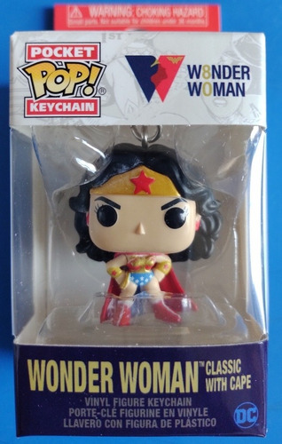 Imagen 3 de 3 de Funko Pop Llavero Mujer Maravilla Wonder Woman