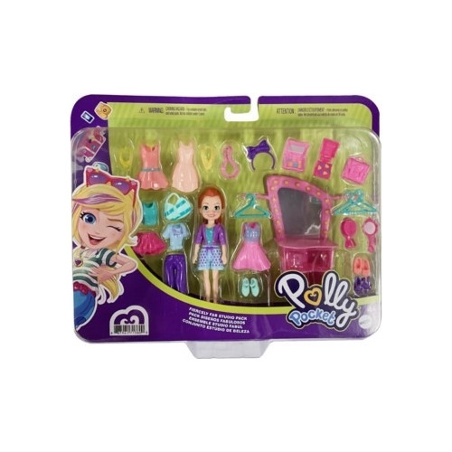 Muñeca Polly Pocket Set Pack Diseños Fabulosos Mattel - Myr