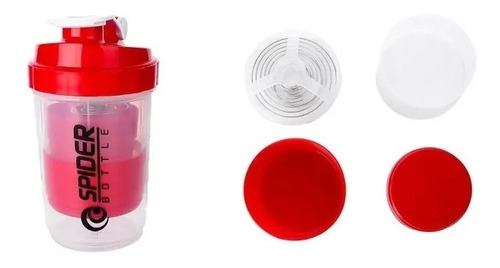 Imagen 3 de 6 de Vaso Para Batidos De Proteina - Compartimiento Pastillas
