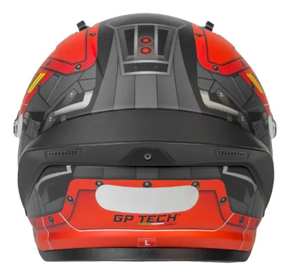 Capacete Gp Tech Pilot Star Trek Fosco Vermelho Vermelho Lisa 61