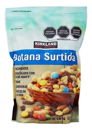 Botana Surtida Cacahuate Chocolate M&m Nuez Almendra Pasas