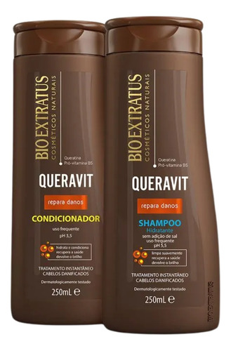 Kit Bio Extratus Queravit Sh 250ml + Cond 250ml