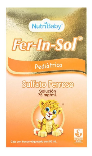 Fer-in-sol 75 Mg 1 Frasco Solucion 50 Ml