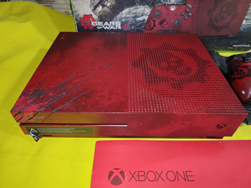 Consola Xbox One S Edicion Limitada Gears Of War Con Caja (Usado)