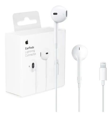 Auriculares Apple iPhone con conector de iluminación para iPhone 7/7 Plus-  color blanco