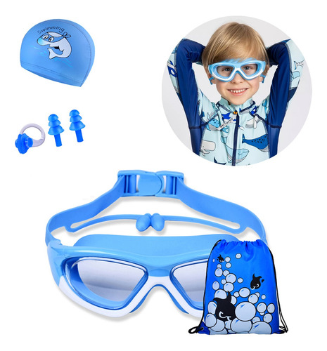 Gafas De Natación Para Niños, Juego De Gafas 5 En 1